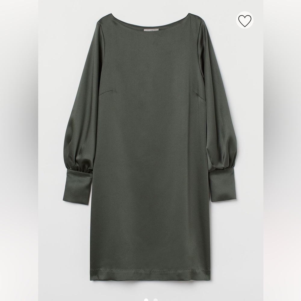 BNWT Boat-neck Satin Dress (M)
